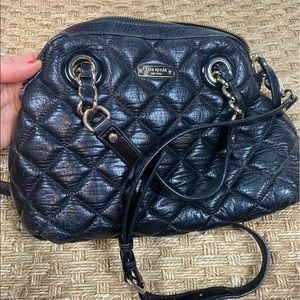 Kate spade black quilted bag
